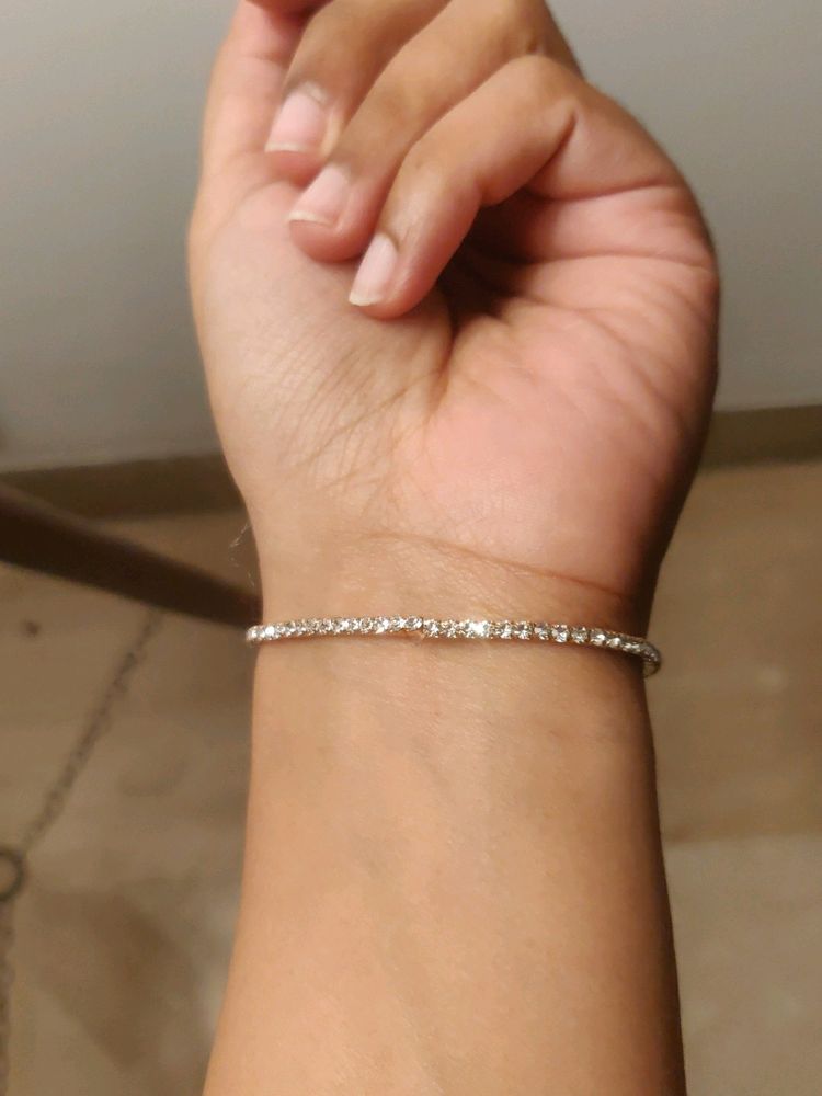 Stone Studded Tennis Bracelet Replica