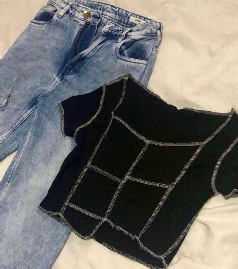 Crop Top & Denim