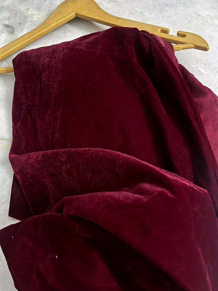 Velvet Blouse Piece