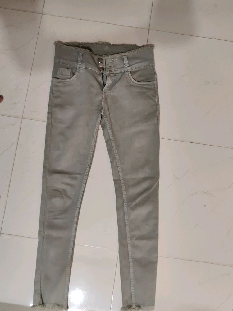 Fancy Cotton Skinny Jeans