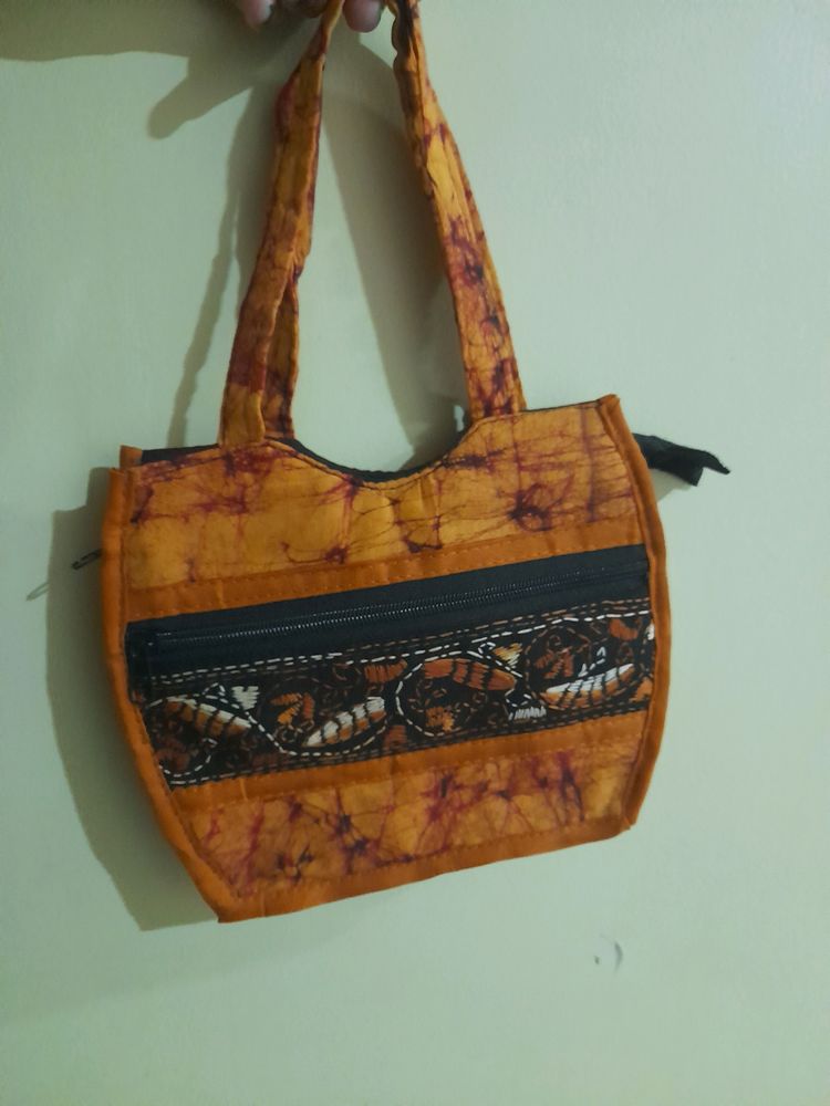 A Multicolored Traditional Handcrafted Bag