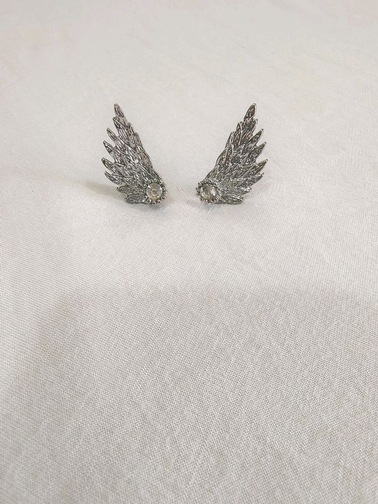 Silver Wings Earrings 🪽