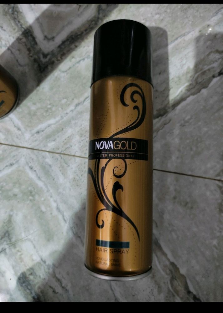 Nova Professional Gold Hair Spray New Seal No Coin