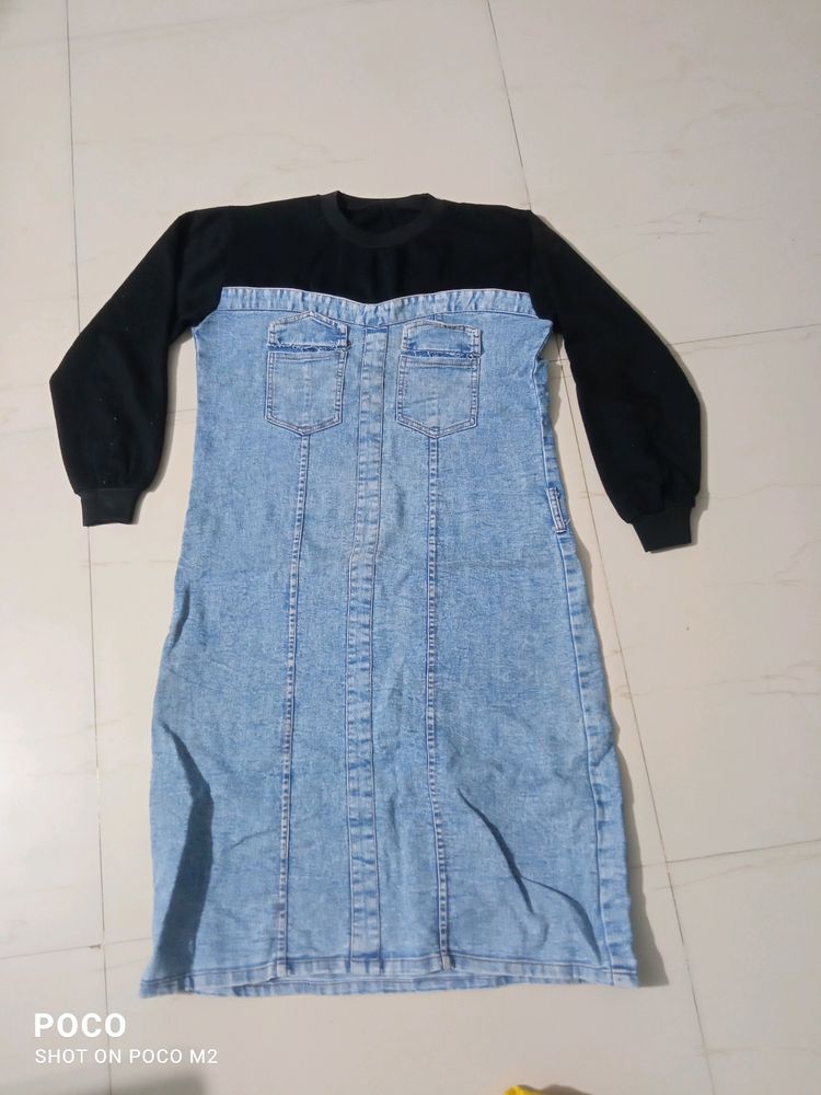 Blue Denim Dress