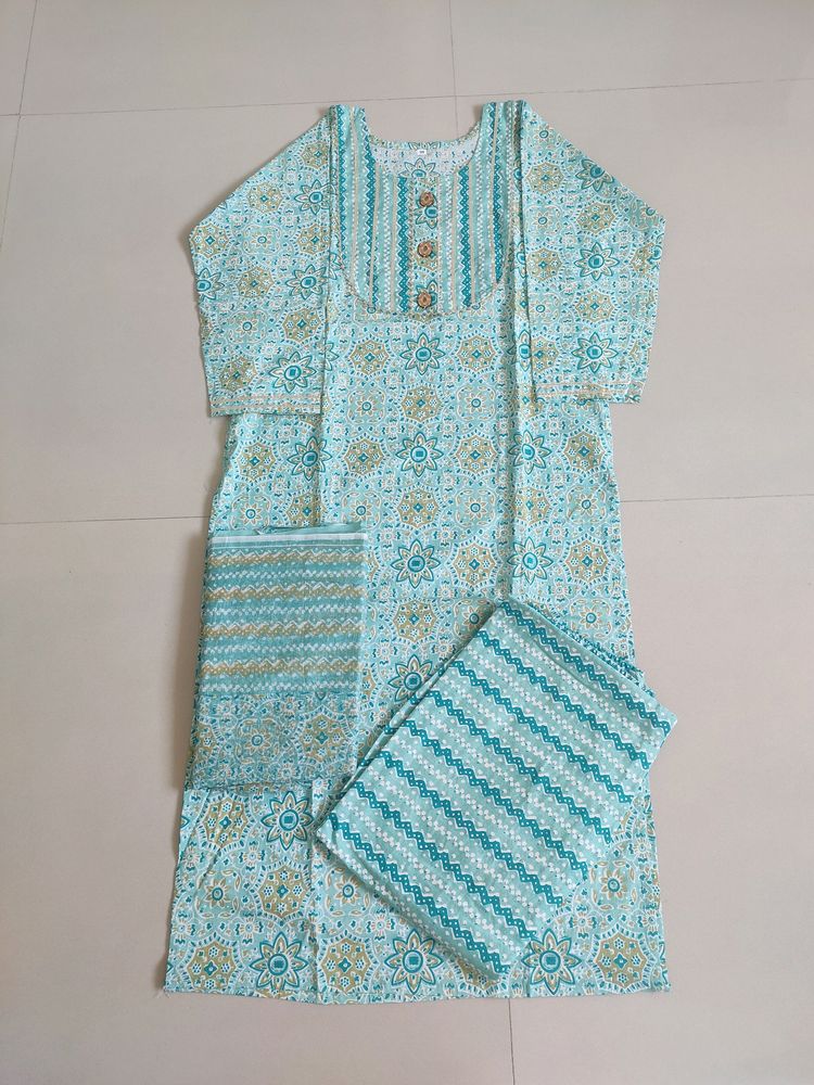 Cotton Kurta Set