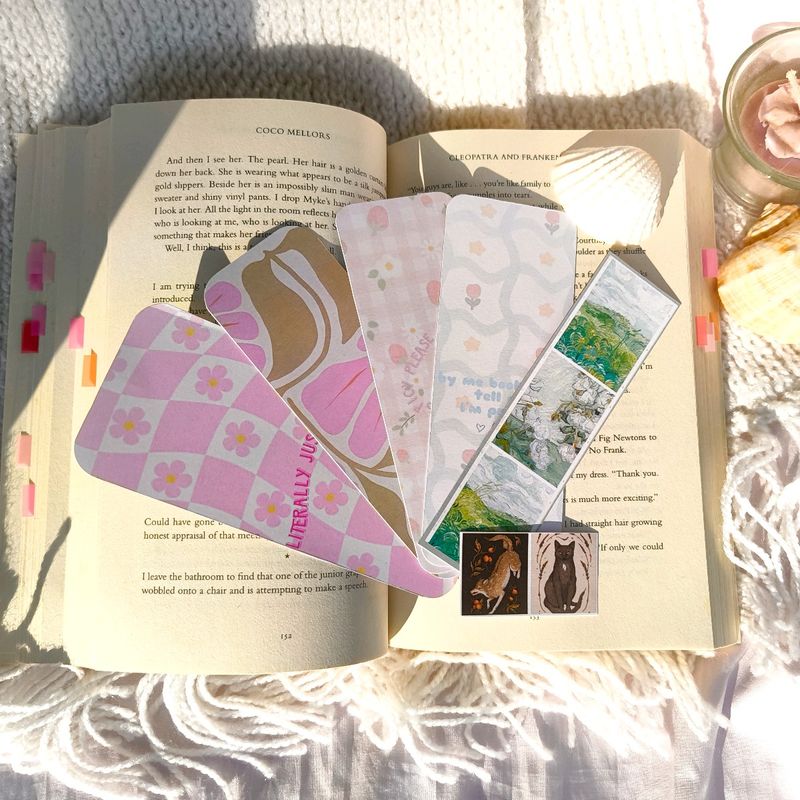 Set Of 5 Printed Bookmarks (Set 3)