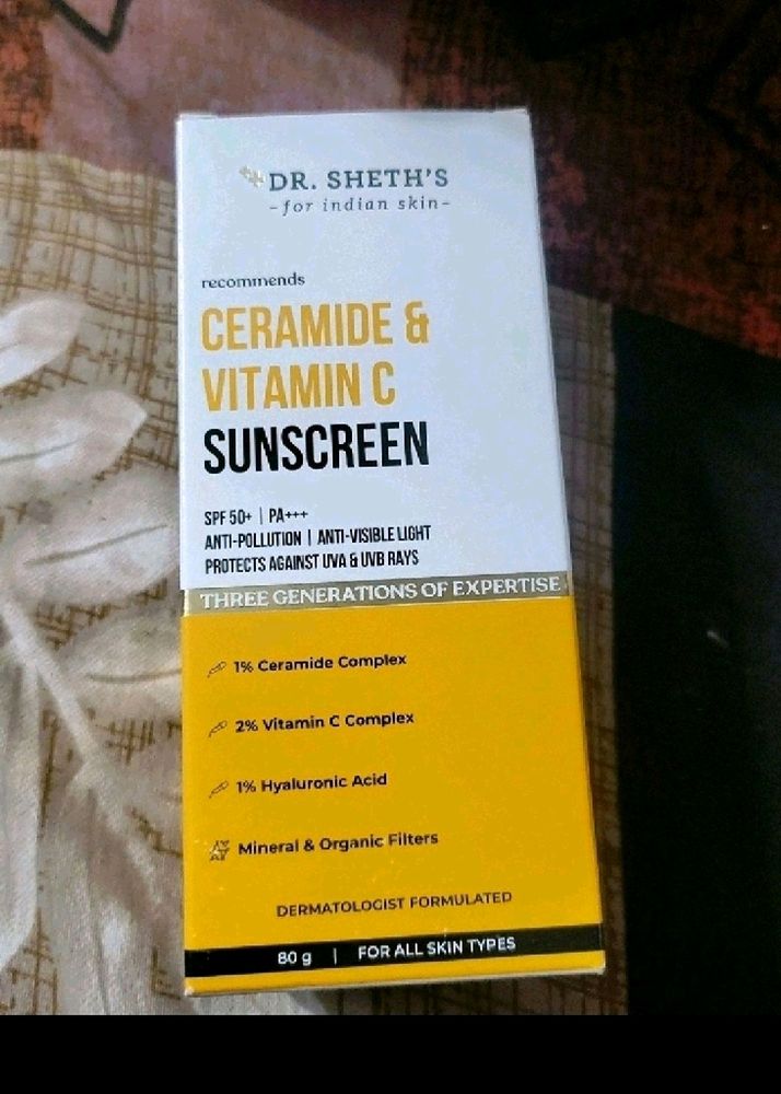 Dr Seth Vitamin c Sunscreen Spf 50+ New Sealed