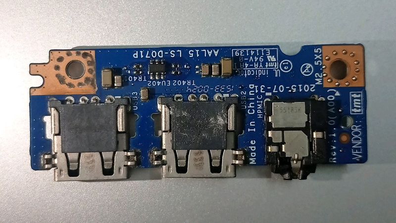 DELL Inspiron Audio + Double USB I/O PCB