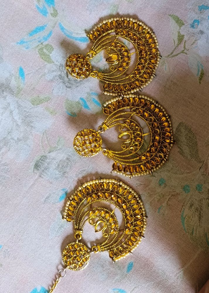 Jhumka Tika Set