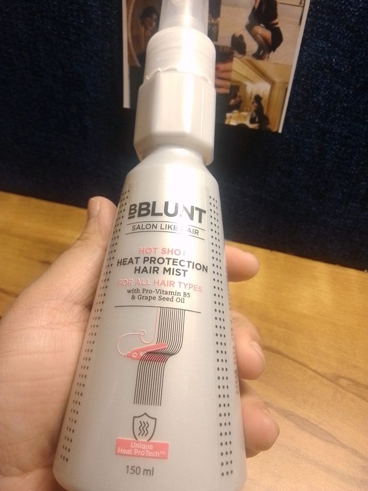 B.BLUNT Heat Protection Mist,Brand New