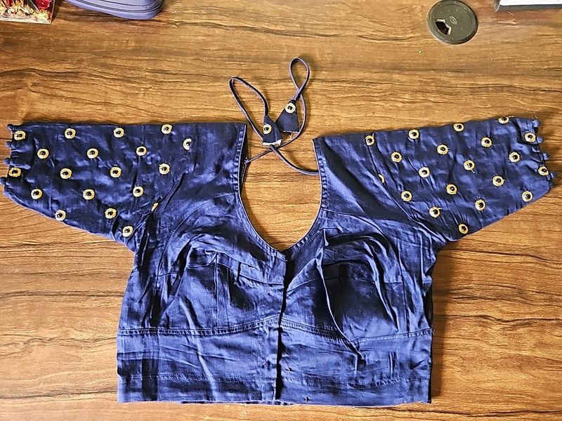 Navy Blue Blouse