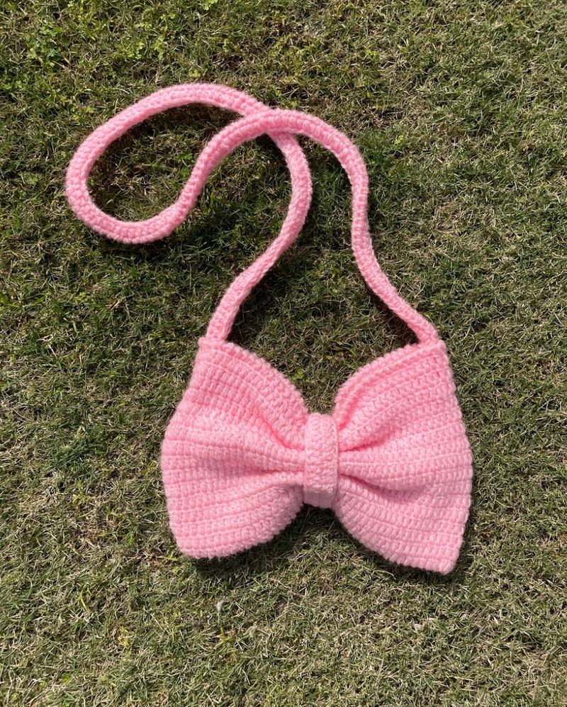 Crochet Bow Bag