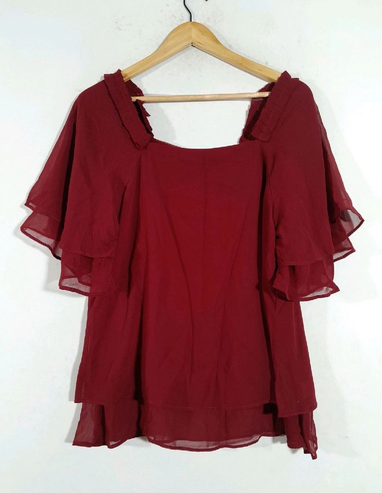 Maroon Top In Good Condition