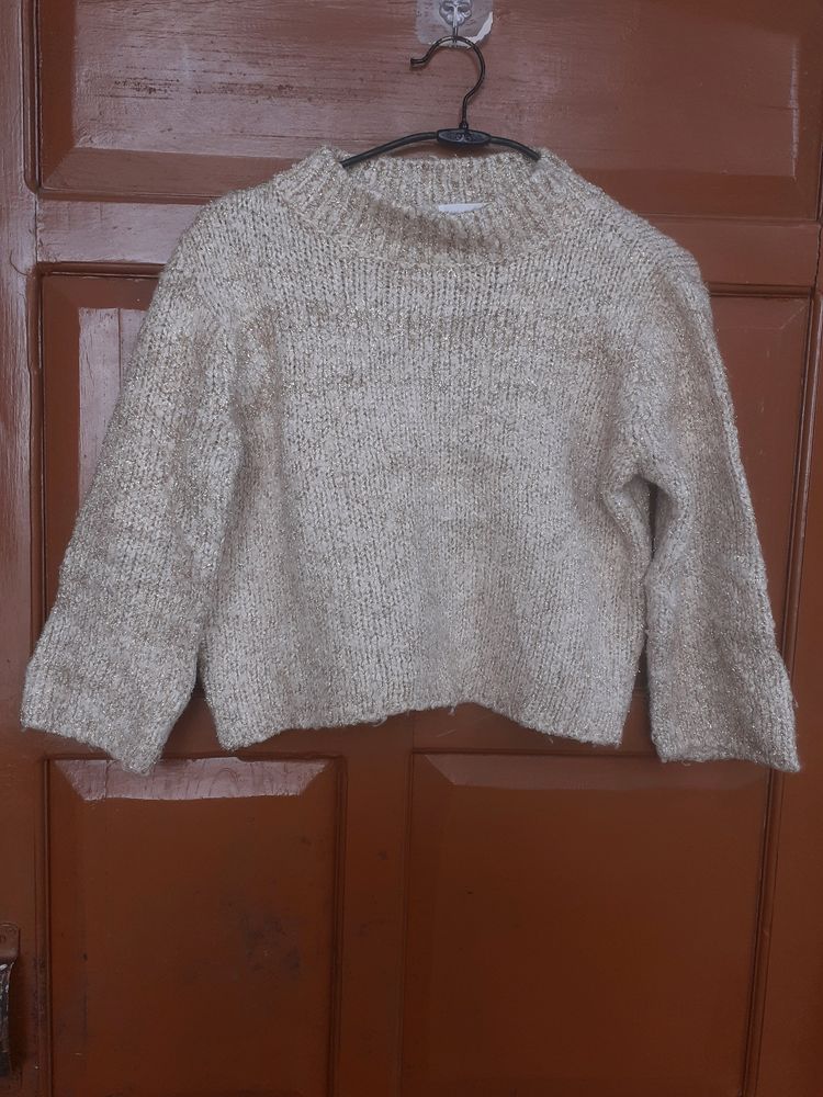 Woolen Crop Sweater