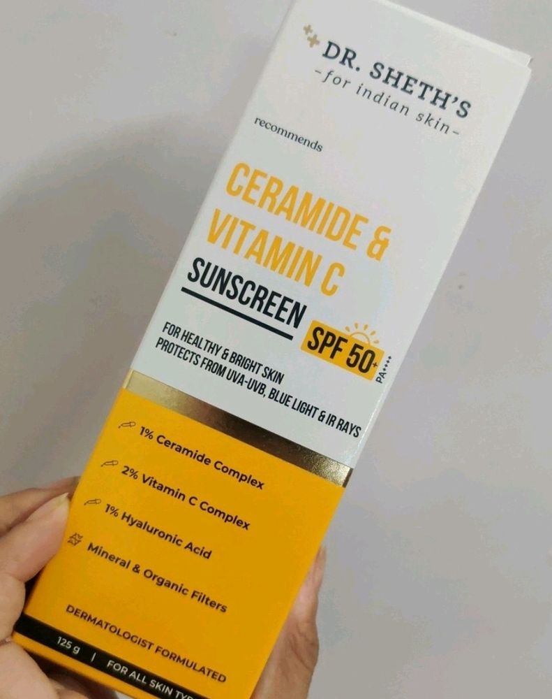 Dr Seths VitaminC And Ceramide Sunscreen