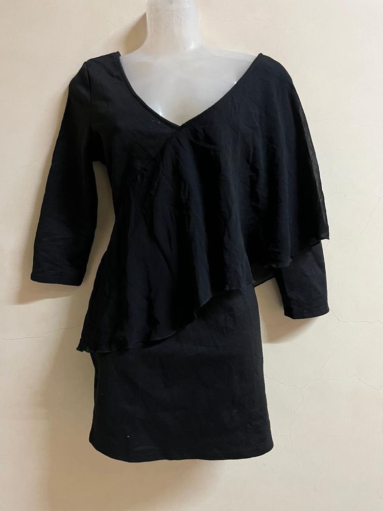 Black Korean Designer One Piece