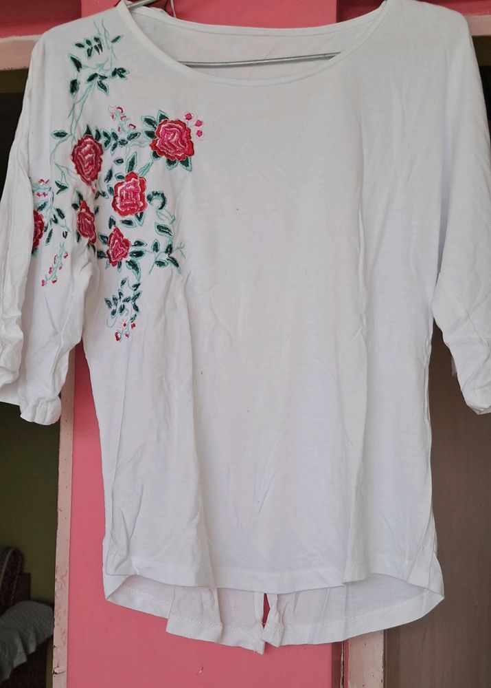 Embroidered Fashionable Top