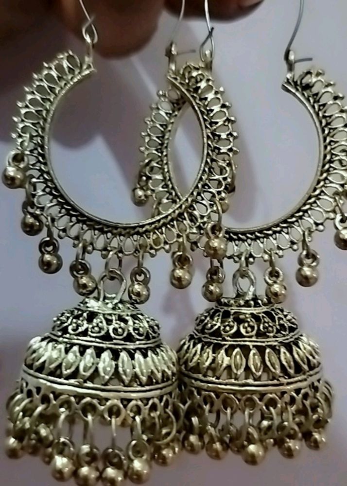 Oxidised Earring...Jhumkass🔥🎉