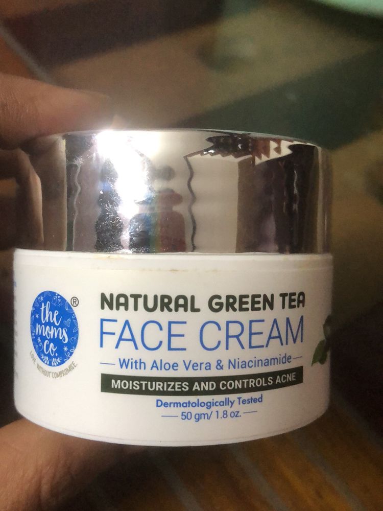 The Moms Co Natural Green Tea Face Cream