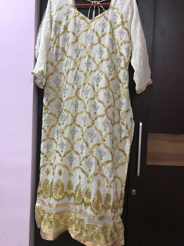 Full Zari Work Dupatta And Kurti