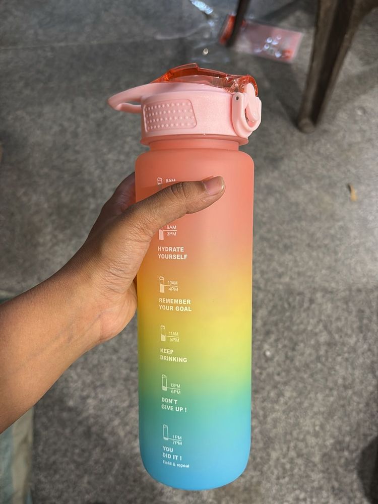 Water Bottle With Popup Cap