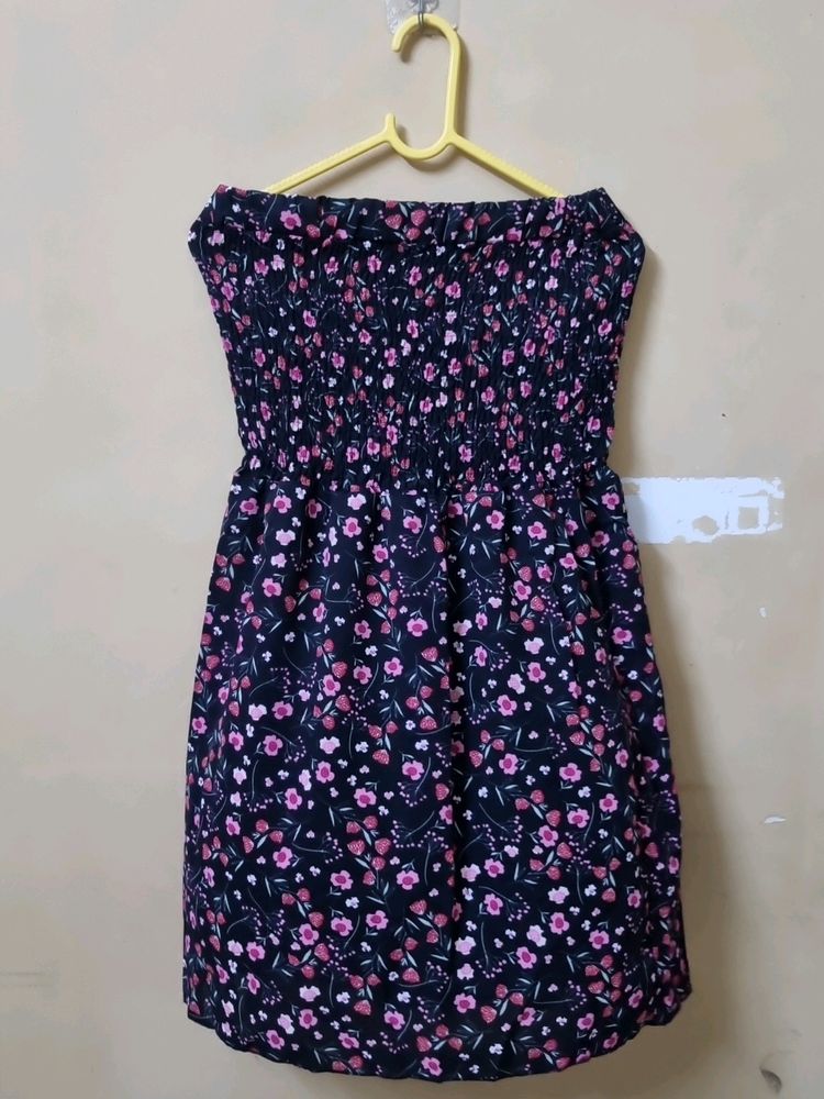 Mini Tube Floral Dress