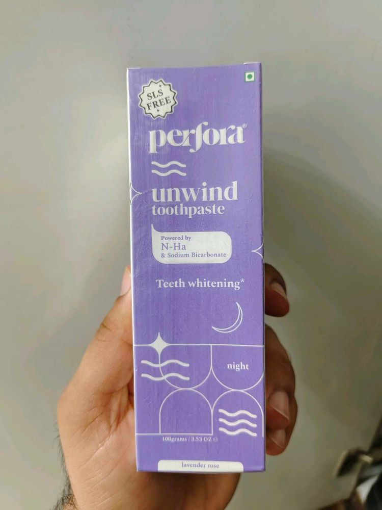 perfora Unwind - Lavender Rose Toothpaste