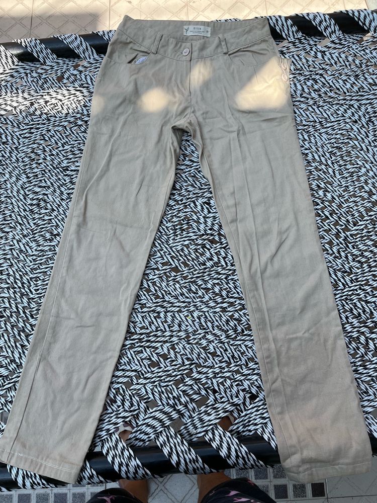 Beige Korean Pant