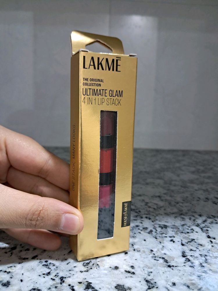 Lakme Party Chic 4 In 1 Lipstick