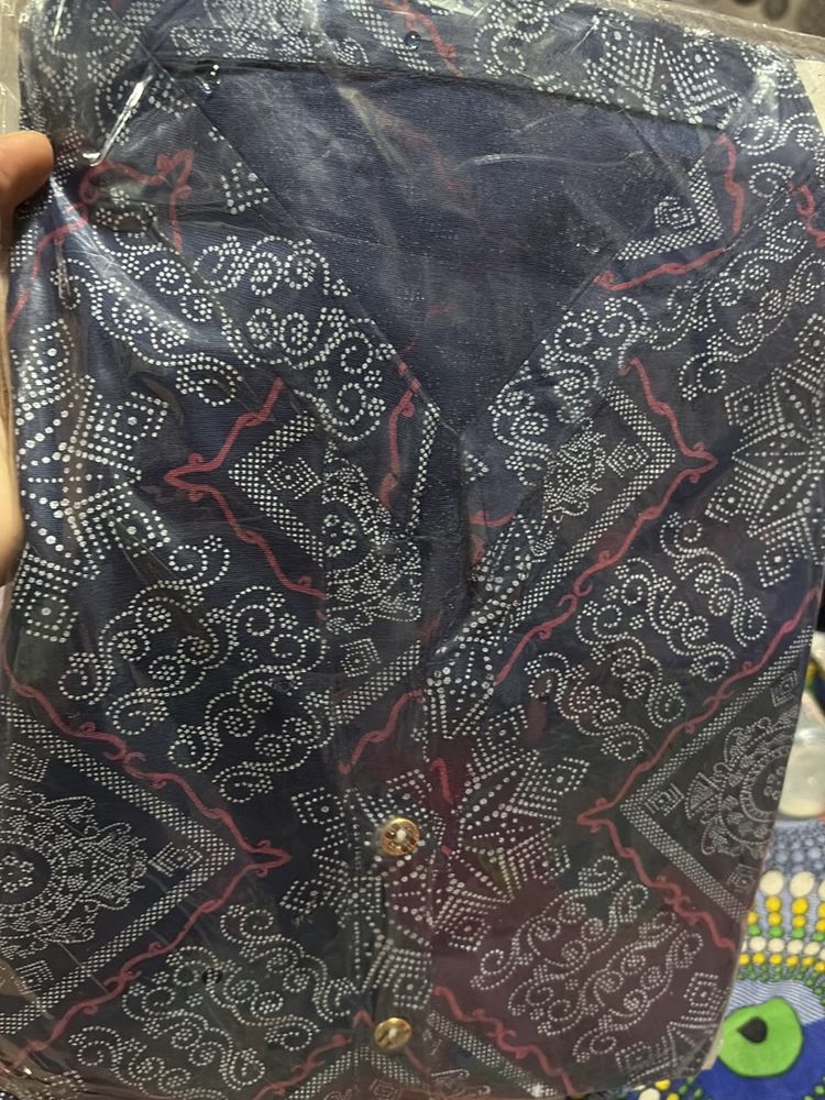 Blue Printed Kurta