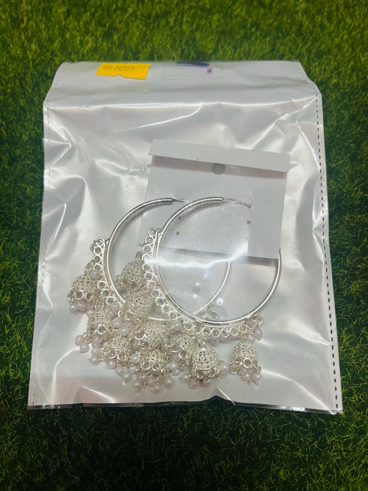 New White Beautiful Earrings