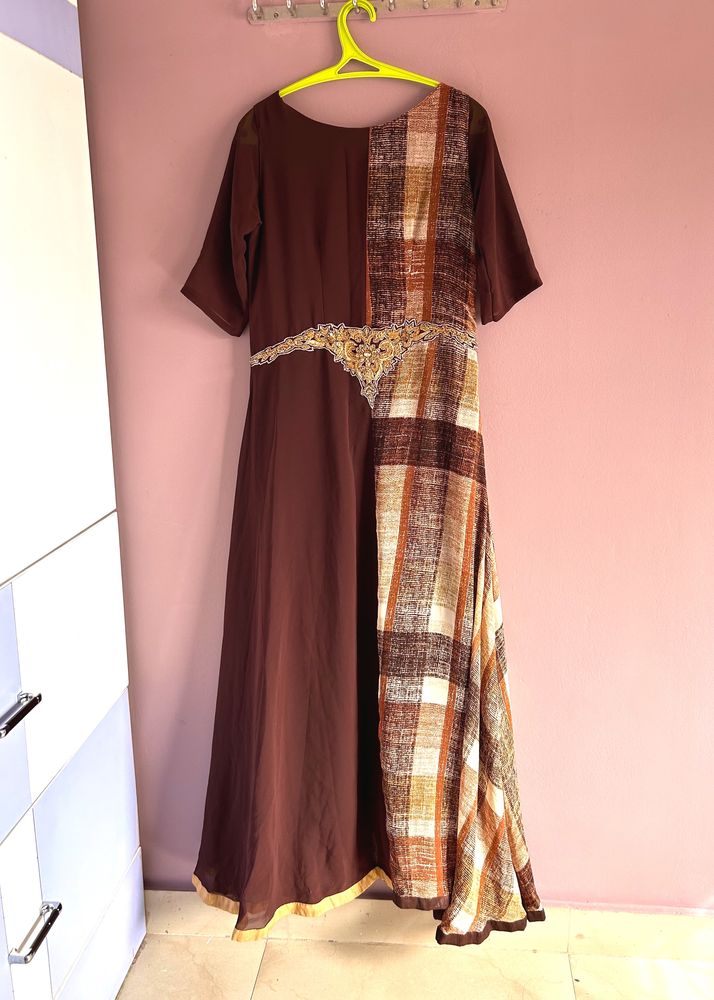 Crepe Ethnic Dress