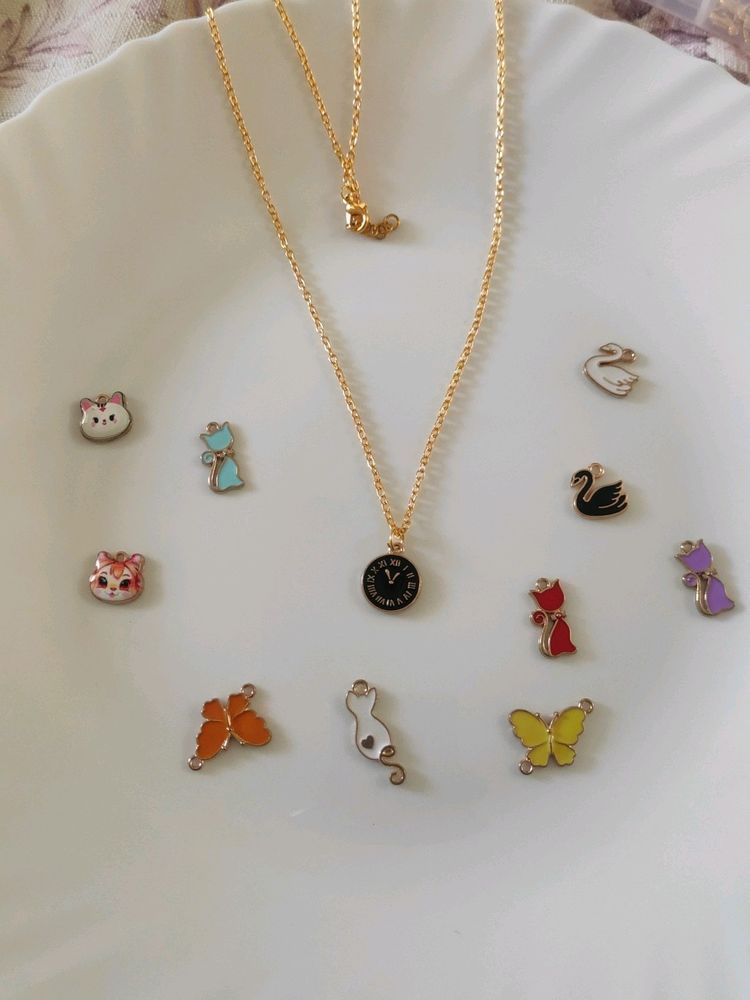 Pack Of 2 Chain With Cute Charms