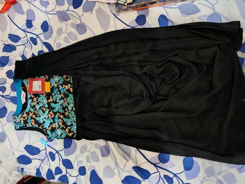 Biba Kurta with Attached Dupatta