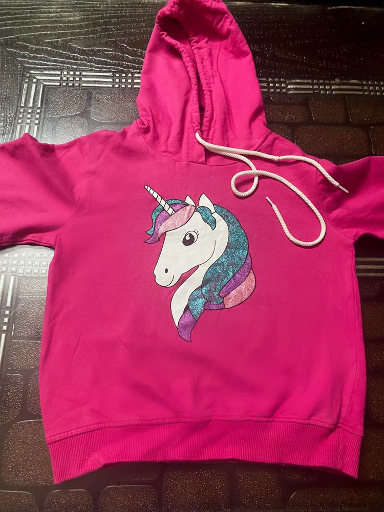 Unicorn Hoodie (7-8 Yrs)