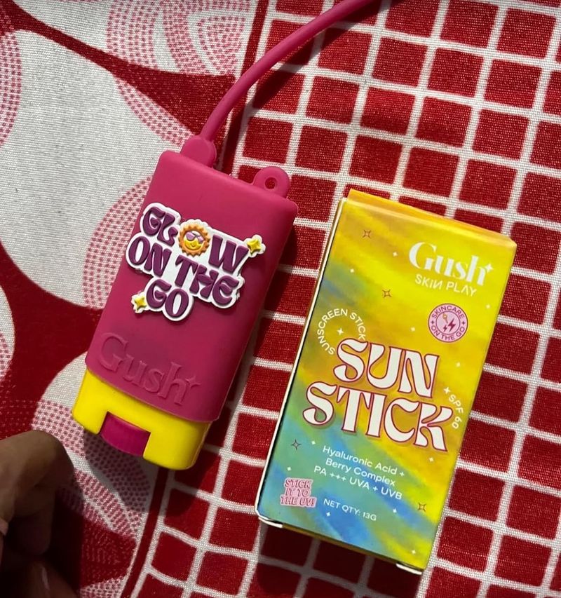 Gush Sunscreen Sunstick Spf60+++ Hyaluronic Acid