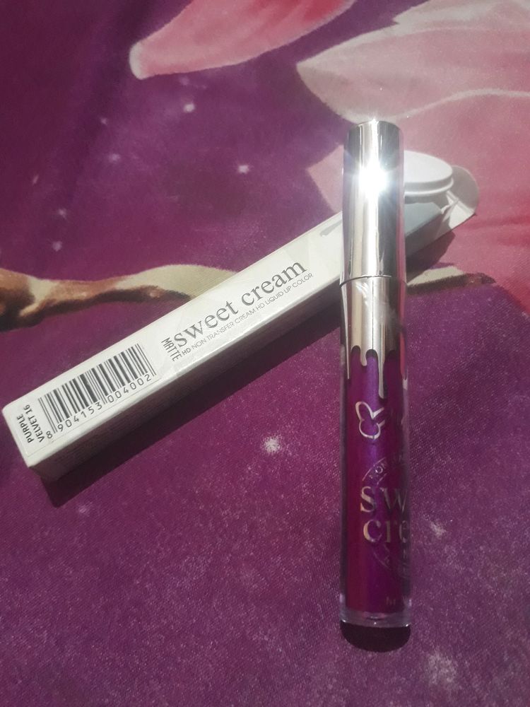 Matte Sweet Cream Lipstick Purple Velvet Colour