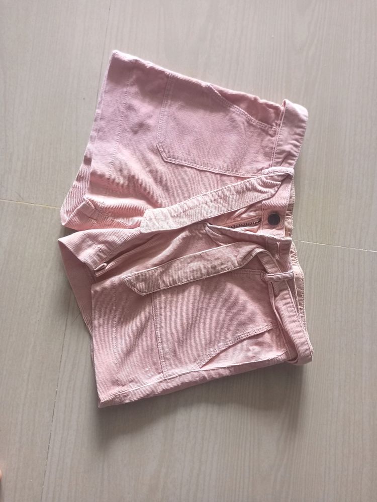 Nude Peach Girls Shorts