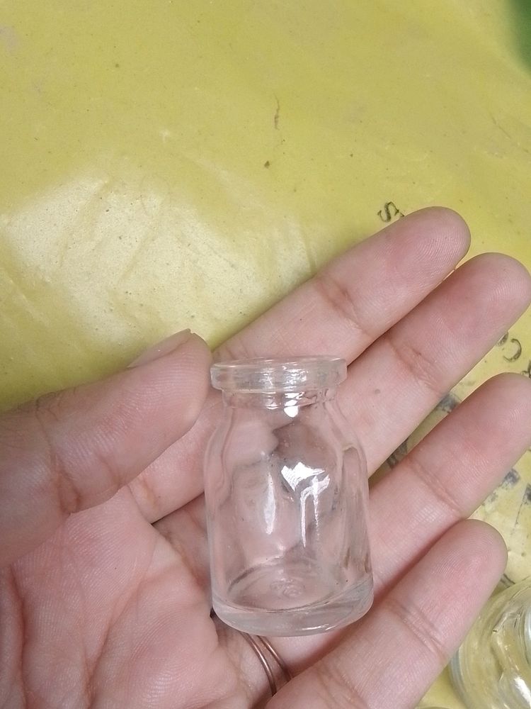 Cute Tiny Glass Bottles For Art & Crafts 😍