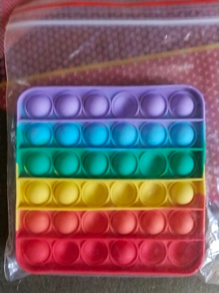 High Quality Silicon Pop It Square Shape