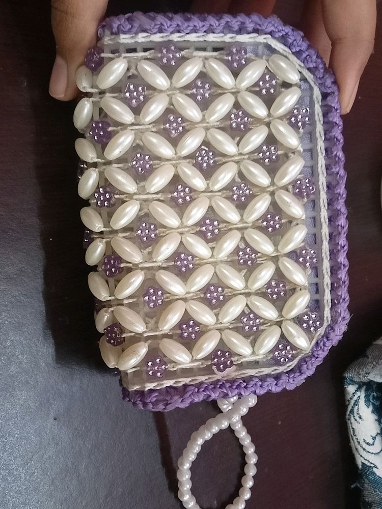 Pearl Wallet For Women .