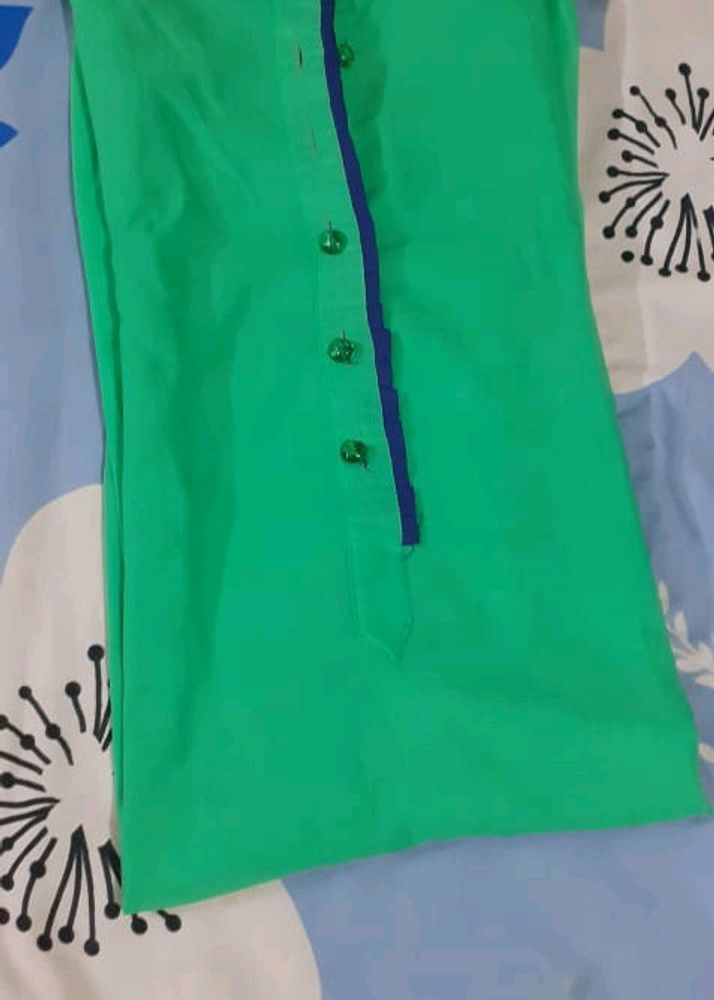 Green Long Kurti