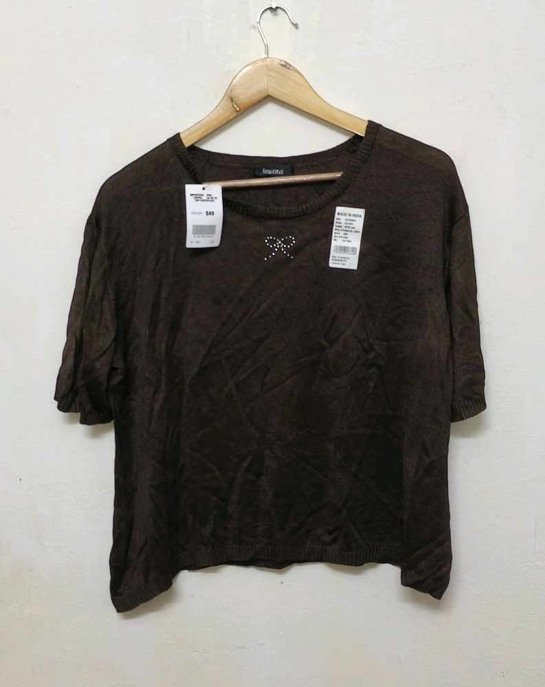 Trendy New Coffee Brown Top For Women
