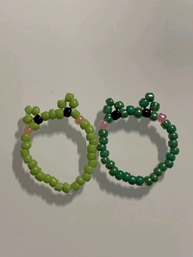 Cute Frog Beaded Ring