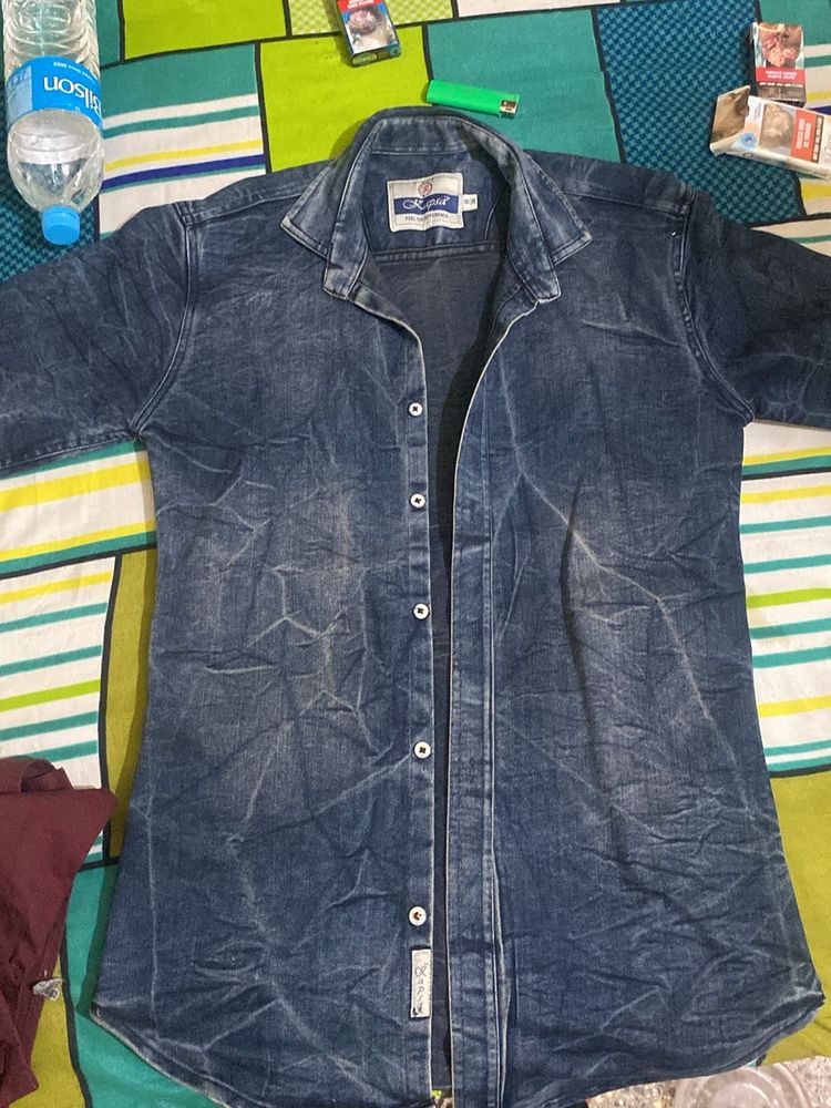 Denim Full Sleeves Shirt