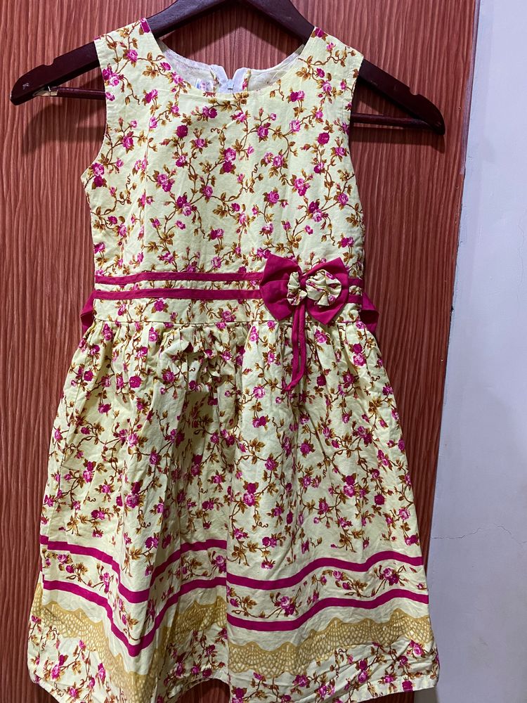 Baby Girl Flower Print Frock