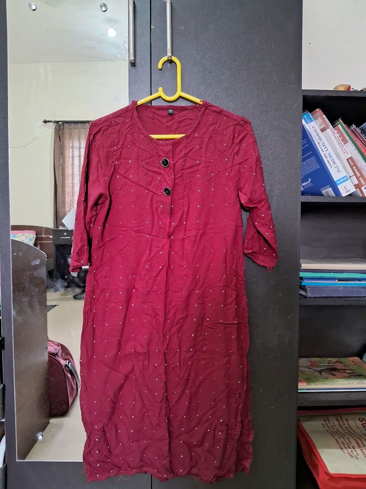 Red Kurta