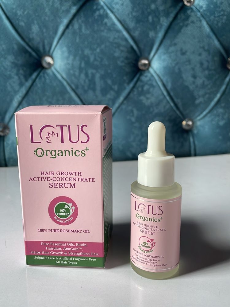 lotus organics hair growth serum