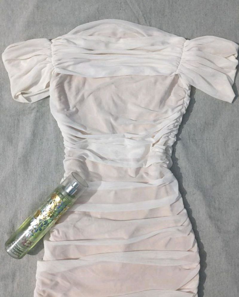 Urbanic White Bodycon Dress