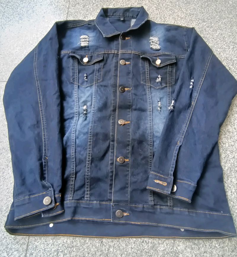 Mens Denim Jacket, L Size